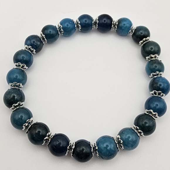 Gemstone beaded bracelet - Picture 2 of 4